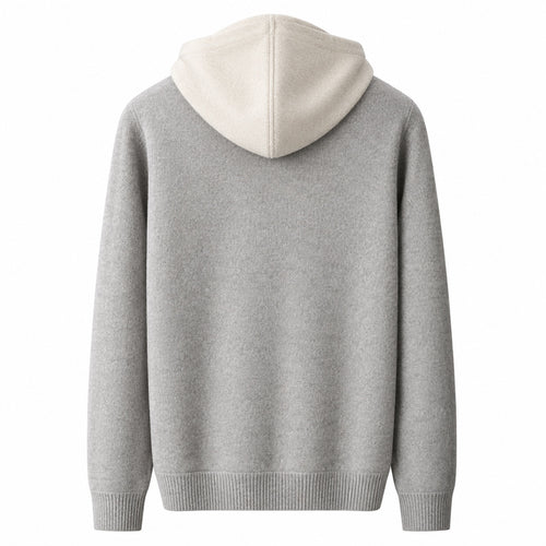 Knitted Wool Hoodie